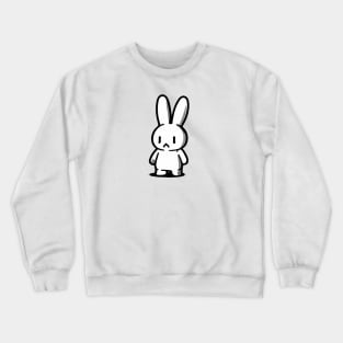 Monochromatic bunny Crewneck Sweatshirt